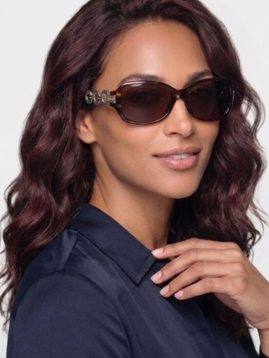 Brighton Women’s Central Park Signature Silver Tortoise Sunglasses Frames & Case main image 12